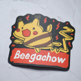 Beegachow 3" Sticker