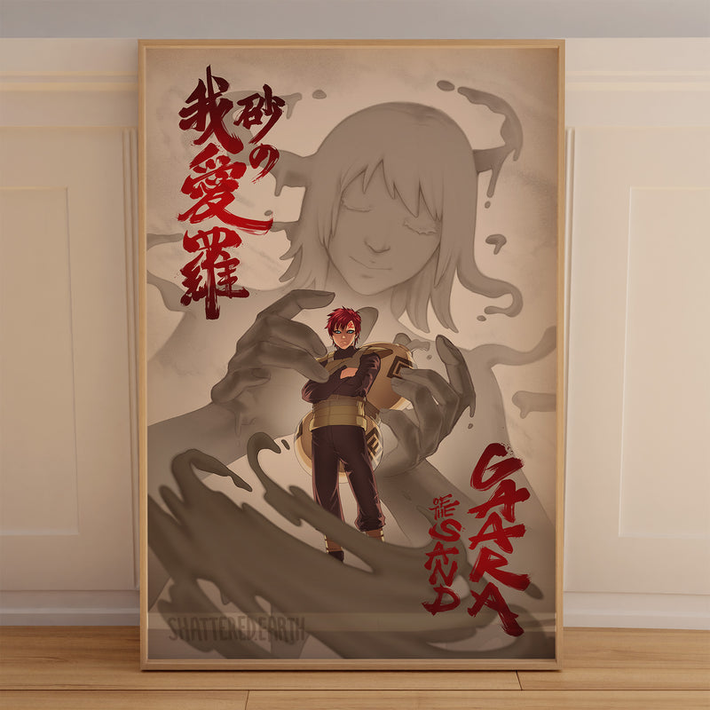 Gaara of the Sand Print