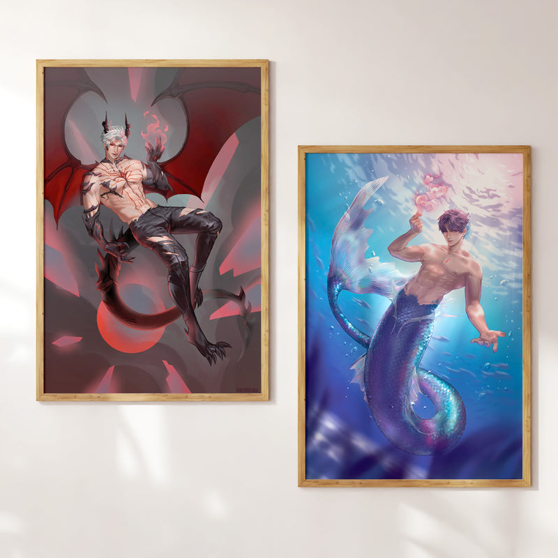 Sylus or Rafayel Love and Deepspace Prints