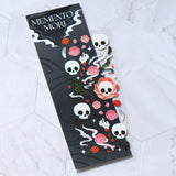 Memento Mori Skull & Flowers Deco Sticker Sheets