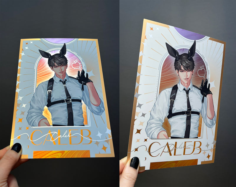 Matte Silver Shimmer Love and Deepspace Prints