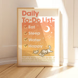 Squiggle Cat Self Care Motivational Posters