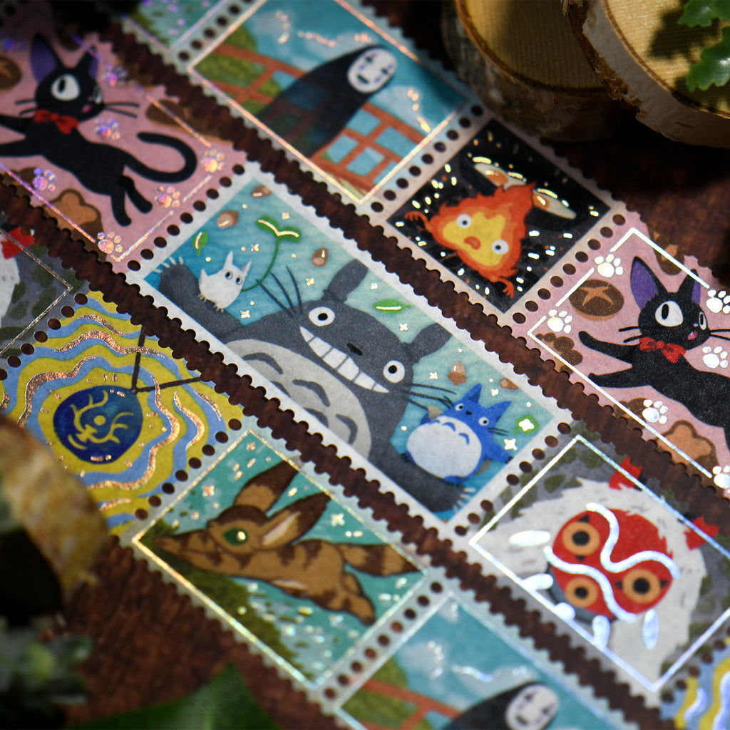 Ghibli Foil Stamps Washi Tape