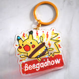 Beegachow Keychain
