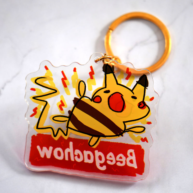 Beegachow Keychain