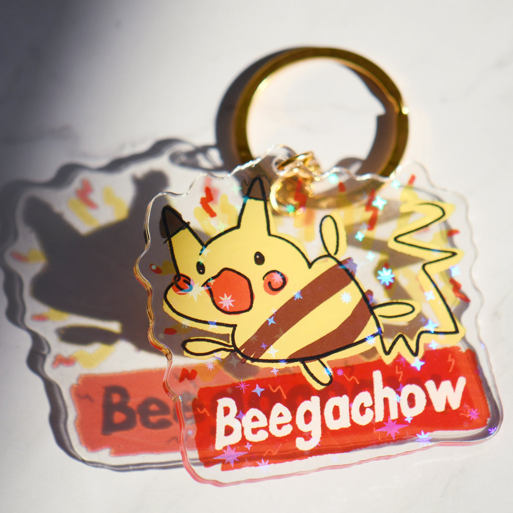Beegachow Keychain