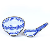 Chinese Porcelain Bowl & Spoon Pins