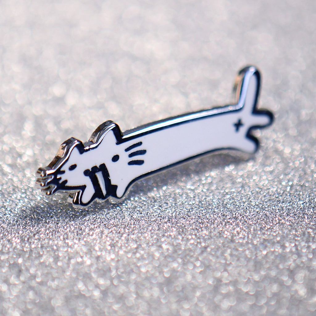 Chonker Squiggle Cat Pin