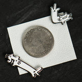 Mini Squiggle Cat Corner Pins