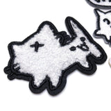 Squiggle Cat Patches