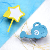 Star Net and Elephant Watering Can Pins