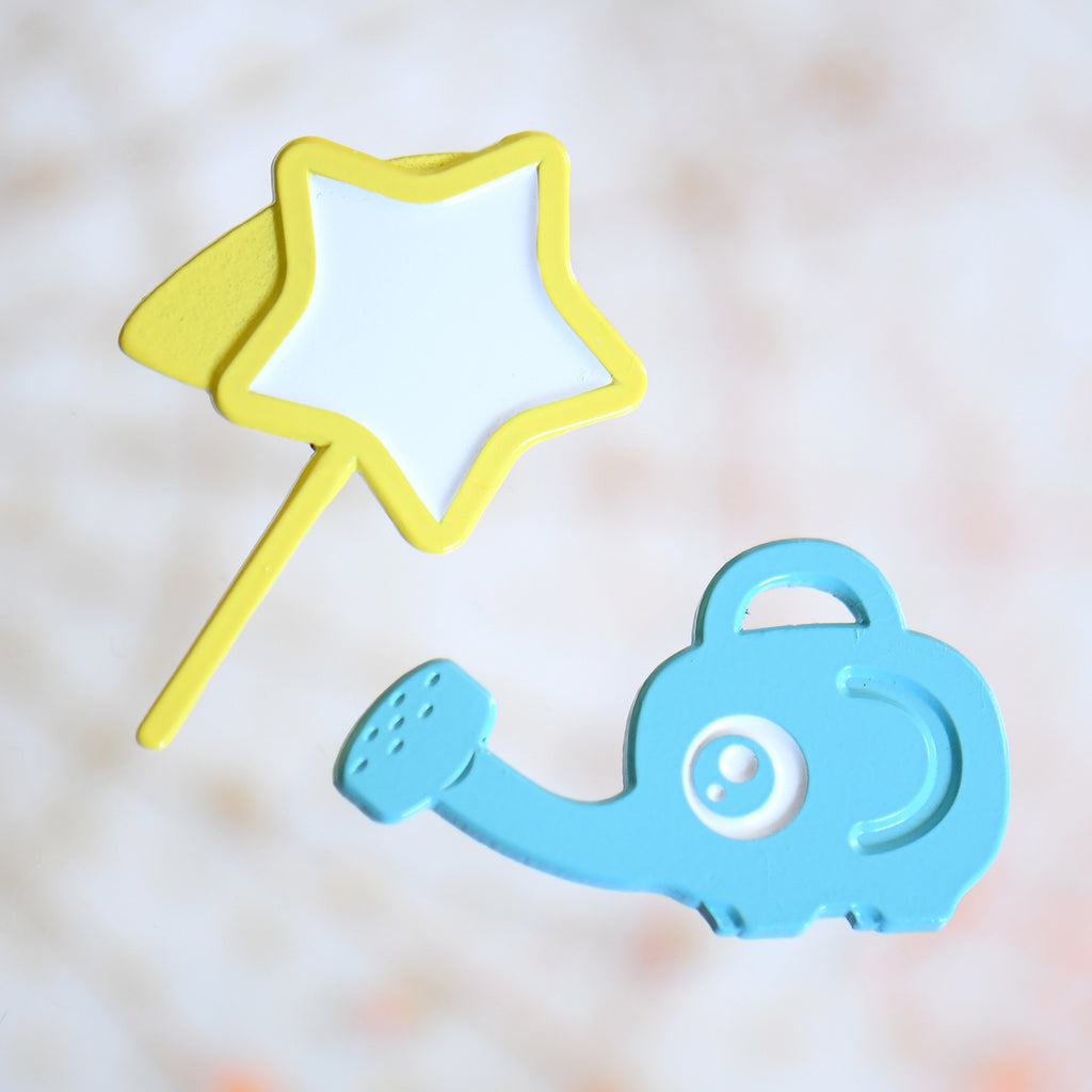 Star Net and Elephant Watering Can Pins