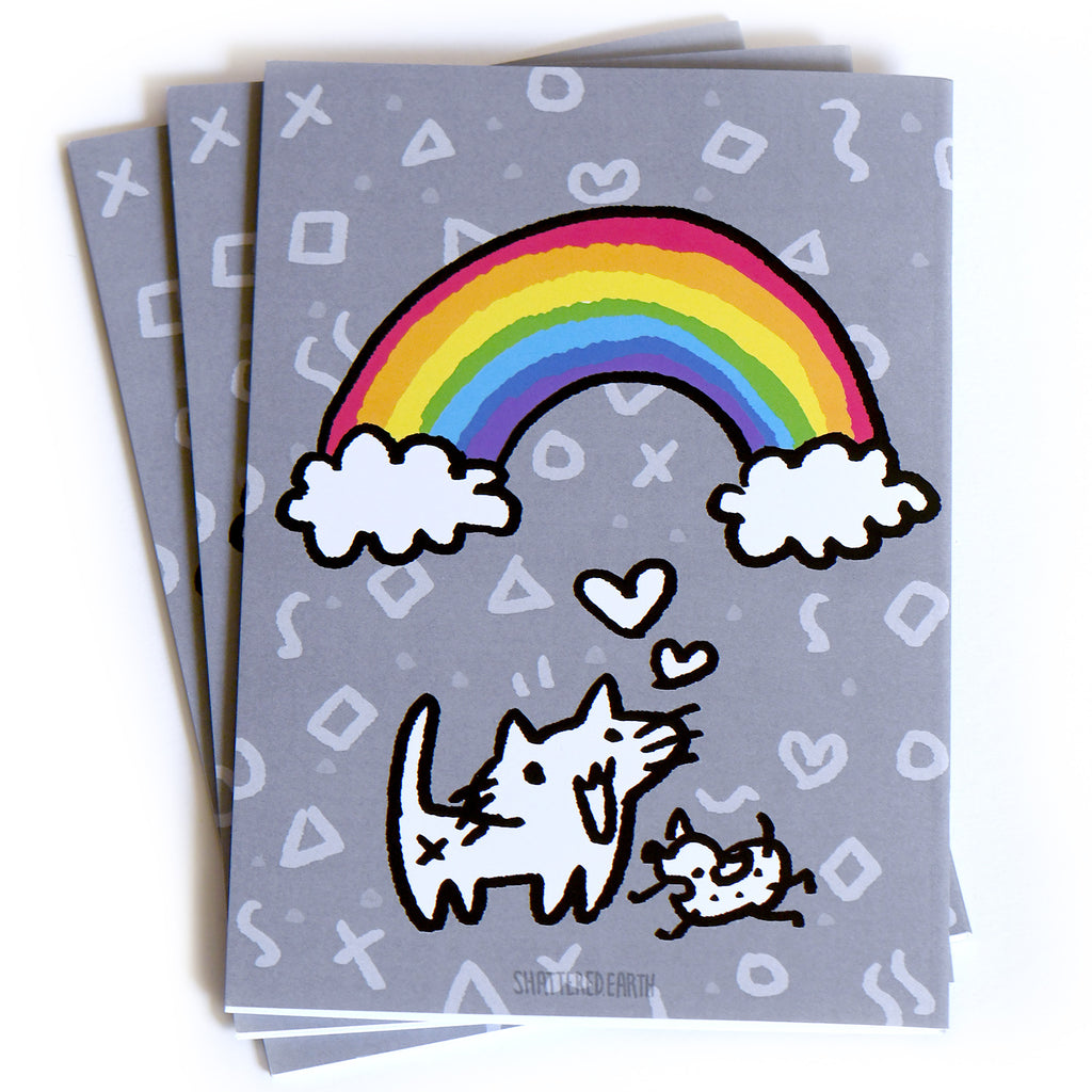 Squiggle Cat Notebook – Shattered-Earth